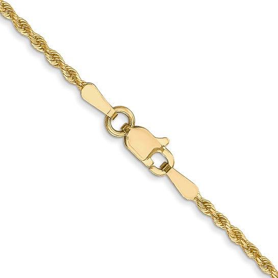 Collar de cuerda con talla de diamante - 1,3 mm