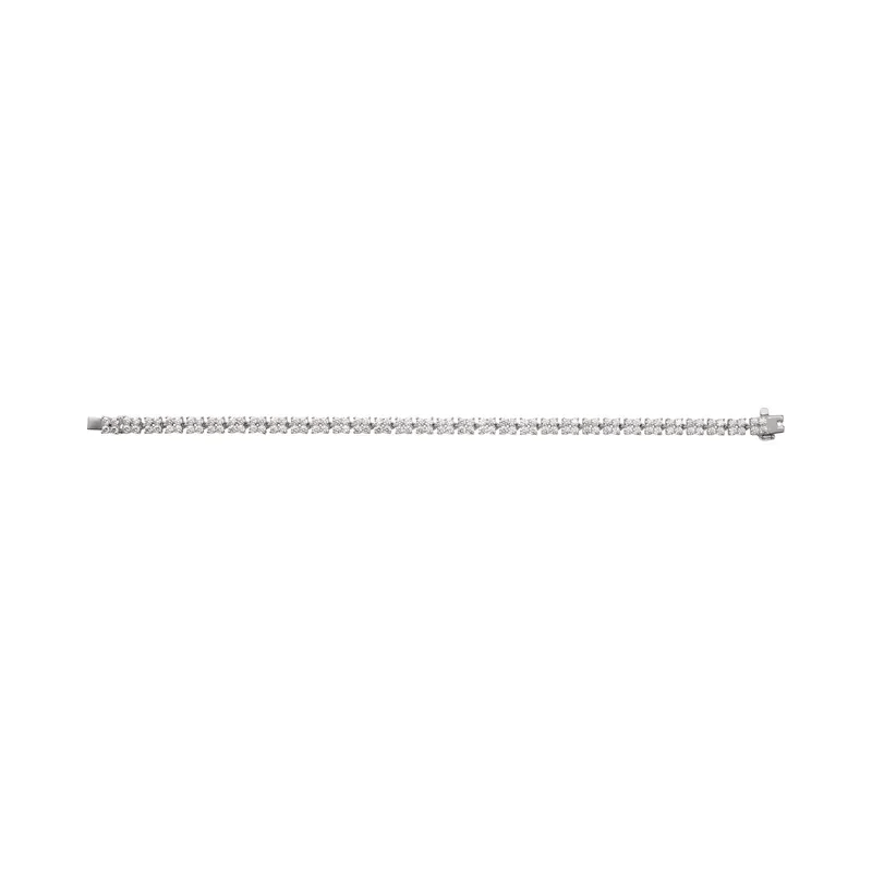 Round Brilliant Lab Diamond Line Bracelet - 5.33ctw