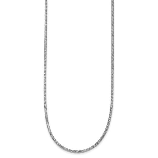 Collar de alambre trenzado con talla de diamante