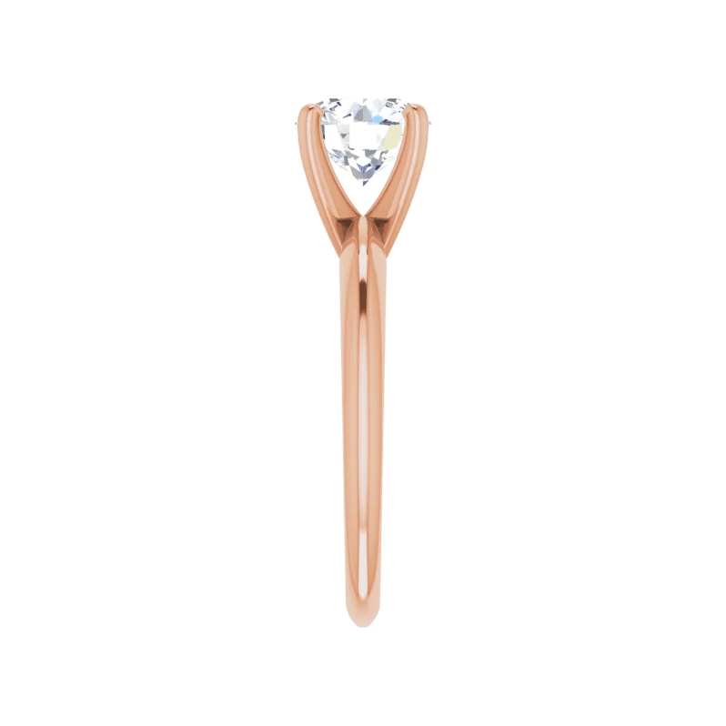 Round Brilliant Solitaire Lab Diamond Engagement Ring