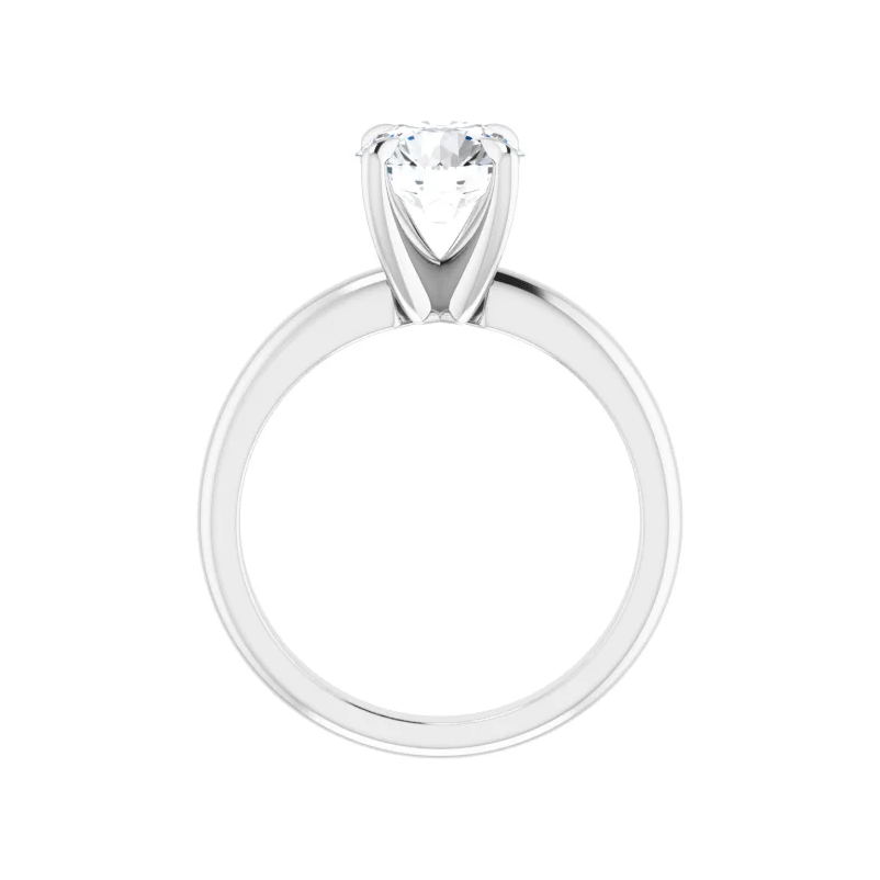 Round Brilliant Solitaire Lab Diamond Engagement Ring