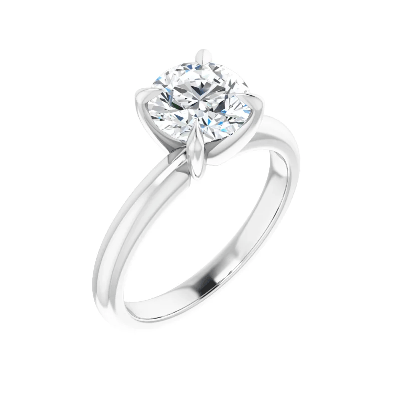 Round Brilliant Solitaire Lab Diamond Engagement Ring