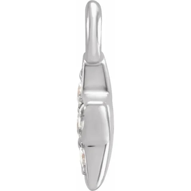 Colgante de diamante natural con pavé de estrella - Joyería permanente