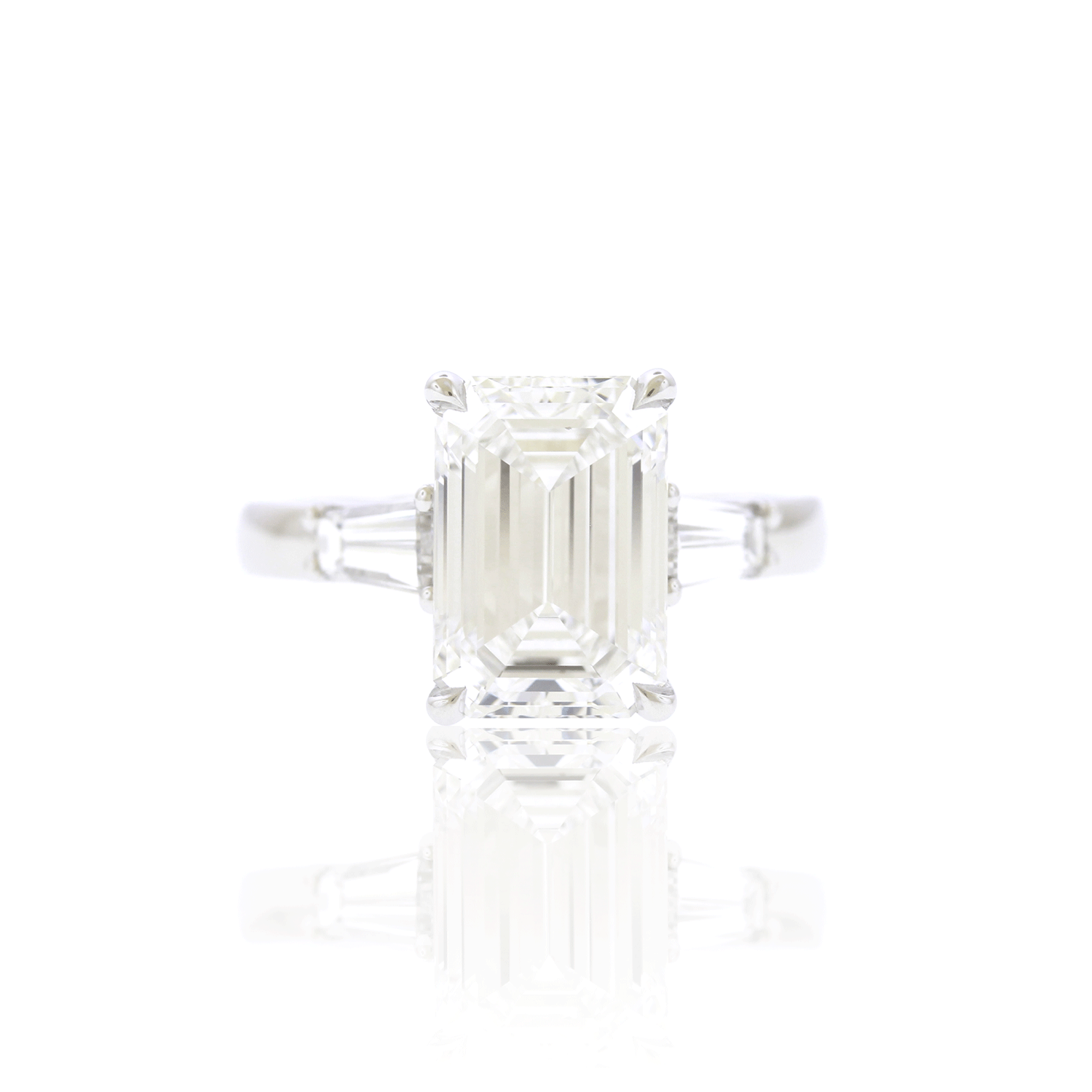 Custom Design Deposit - Emerald & Baguette GIA Certified Lab-Grown Diamond Engagement Ring