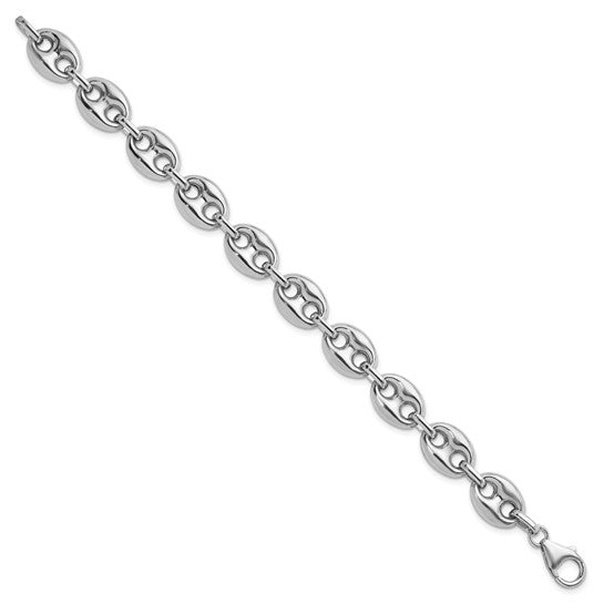 Mariner Gucci Link Bracelet - Rhodium Plated Sterling Silver