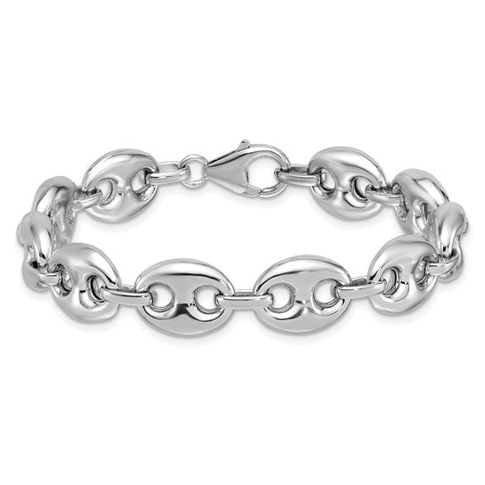 Mariner Gucci Link Bracelet - Rhodium Plated Sterling Silver