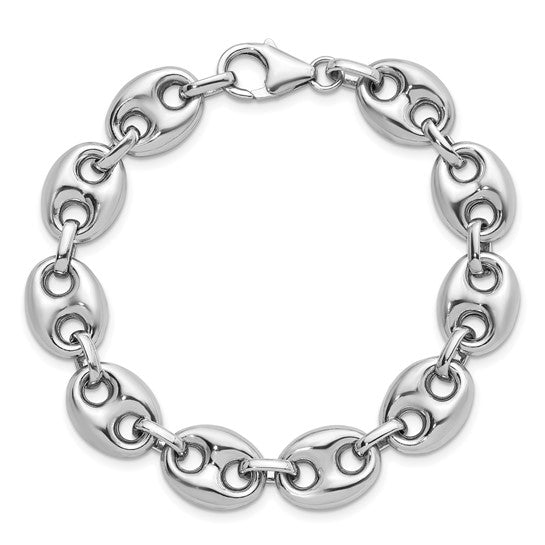 Mariner Gucci Link Bracelet - Rhodium Plated Sterling Silver