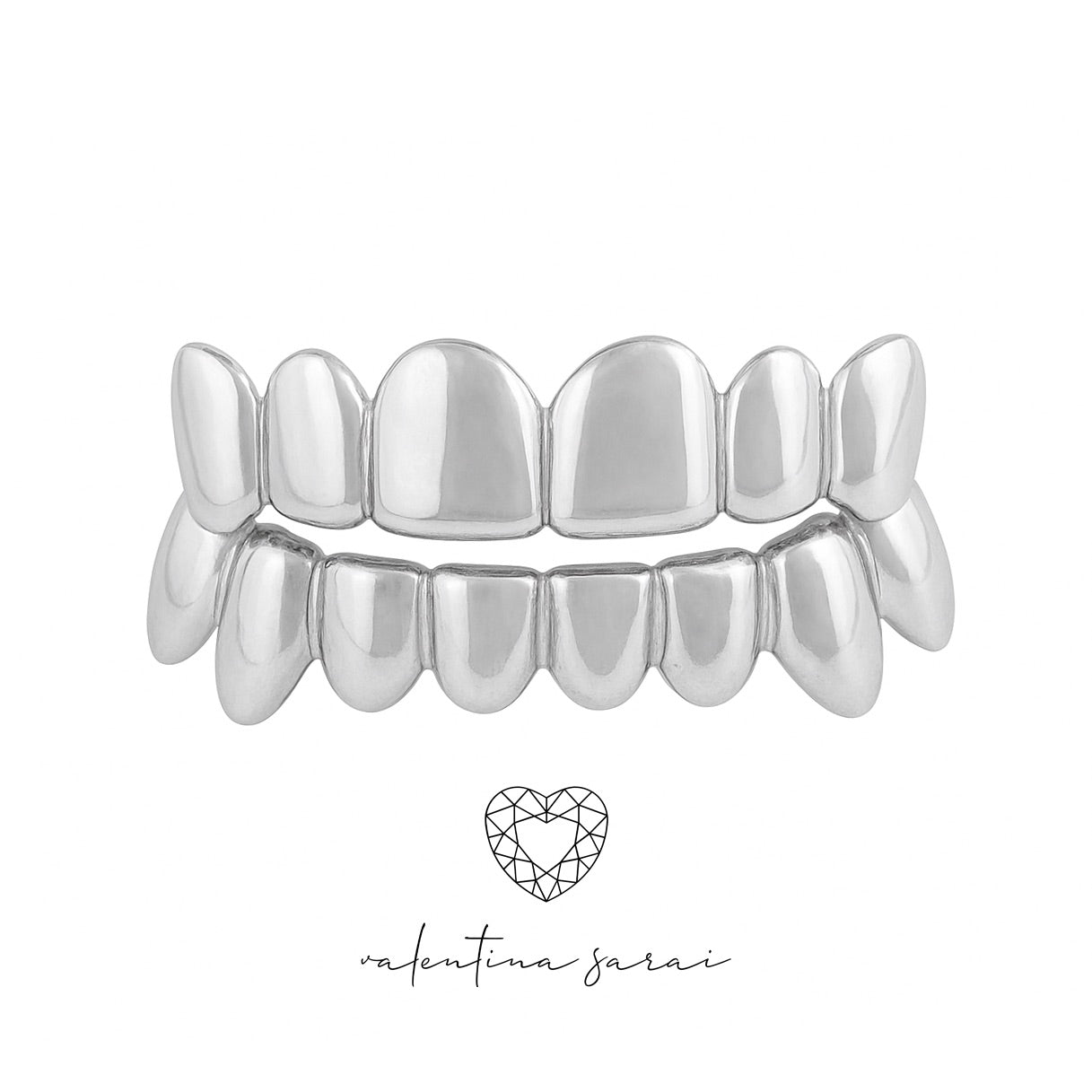 Custom Solid Gold Grillz | Custom-Fit Removable Gold Teeth (Top or Bottom)