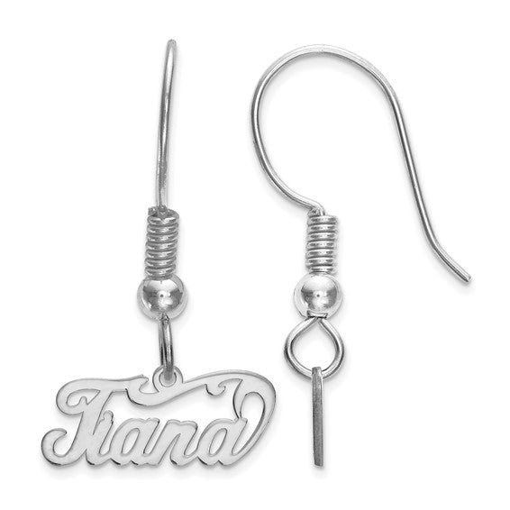 Nameplate Drop Earrings