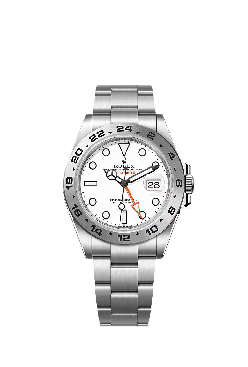 Rolex Explorer II 226570, Stainless Steel, White Dial, 42mm