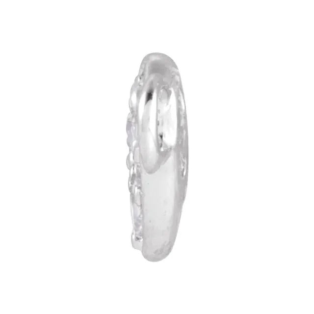 Heart Pavé Natural Diamond Link - Permanent Jewelry